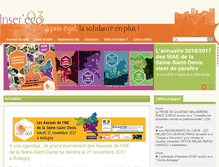 Tablet Screenshot of insereco93.com